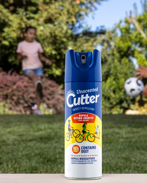 Cutter 51020-6 Insect Repellent, 6 oz Aerosol Can, Liquid, Light Yellow/Water White, Ethanol