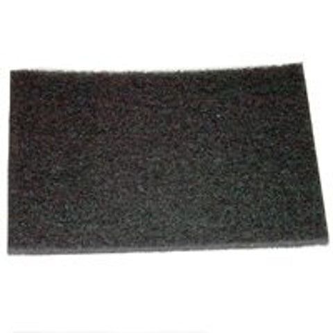 Essex Silver Line 1218THKB Floor Stripping Pad, Black, 12 in L, 18 in W, Pack of 5