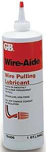 Gardner Bender Wire Aide Series 79-006N Wire Pulling Lubricant, Yellow, 1 qt Bottle, Gel