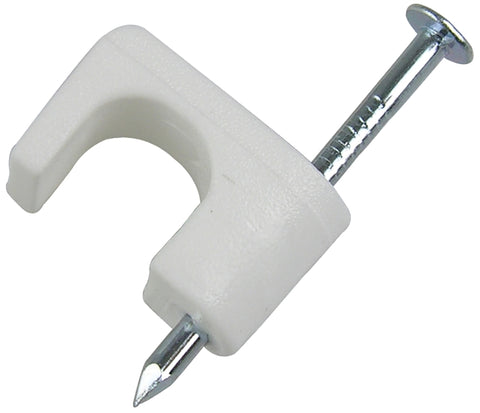 Gardner Bender PSW-1650T Staple, 1/4 in W Crown, Polyethylene, 25/PK