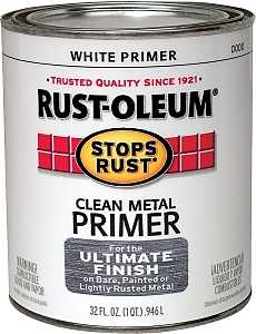 Rust-Oleum 7780502 Primer, Flat, White, 1 qt