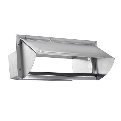Lambro 106R Wall Cap, Aluminum, For: 10 x 3-1/4 in Hoods