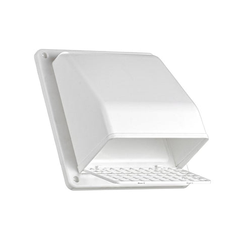 Lambro 351GR/351G Wall Cap, Plastic, Gray, For: Round Ducts