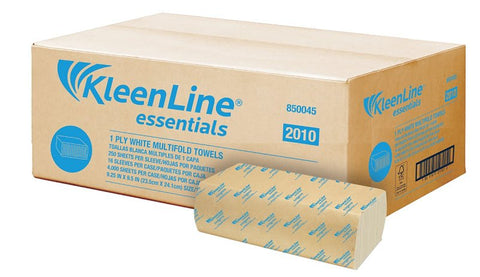 Classic 850045 Folded Paper Towel, 9-1/2 in L, 9-1/4 in W, 1-Ply