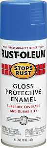 Rust-Oleum 7724830 Rust Preventative Spray Paint, Gloss, Sail Blue, 12 oz, Can