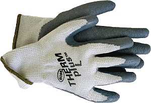 Boss plus 8435M Protective Gloves, Unisex, M, Knit Wrist Cuff, Acrylic Glove, Gray/White