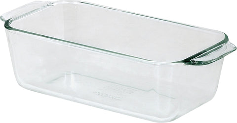 Anchor Hocking Oven Basics Series 81933OBL11 Loaf Dish, 1.5 qt, Glass, Clear, Dishwasher Safe: Yes, Pack of 3