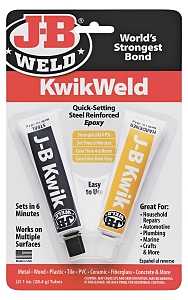 J-B Weld 8276 Cold Weld Epoxy, Dark Gray, Solid, 1 oz Tube, Compositions: Bisphenol A- Epichlorhydrin