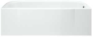 Sterling Accord Series 71141120-0 Bathtub, 34 gal Capacity, 60 in L, 30 in W, 18 in H, Alcove Installation, White