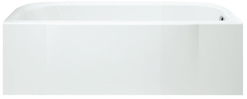 Sterling Accord Series 71141120-0 Bathtub, 34 gal Capacity, 60 in L, 30 in W, 18 in H, Alcove Installation, White