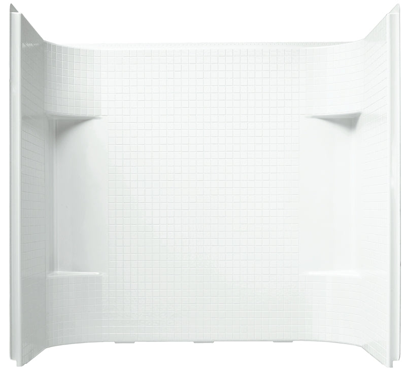 Sterling Accord Series 71144100-0 Bath/Shower Wall Set, 31-1/4 in L, 6 ...