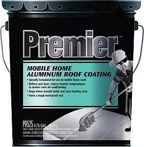Henry PR525070 Roof Coating, Silver, 18 L Pail, Silver