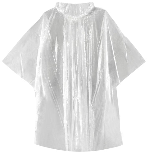 Diamondback 1743B Emergency Poncho, One-Size, PVC, Hooded Collar, Pack of 20