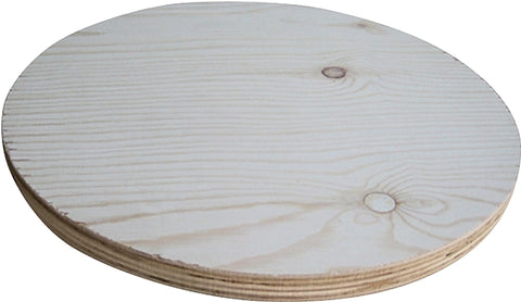 ALEXANDRIA Moulding PYR03-PY018C Round Plywood, 17-3/4 in L Actual