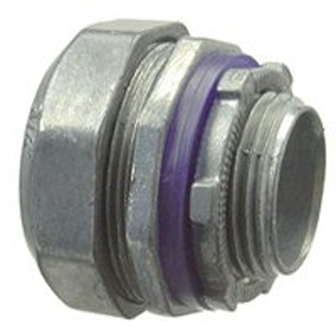 Halex 91625 Liquidtight Conduit Connector, 1/2 in Compression, 1.29 in OD, Zinc, 1/BAG
