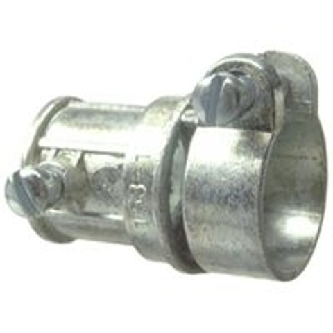 Halex 91531 EMT/Flex Combination Coupling, 1/2 x 1/2 in, Zinc, 1/BAG