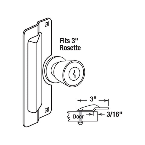 Defender Security U 9502 Entry Door Latch Shield, 7 in L, 3 in W, Steel, Brass