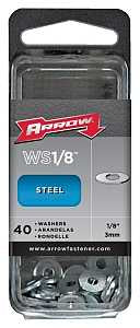 Arrow WS1/8 Washer, 1/8 in ID, Steel
