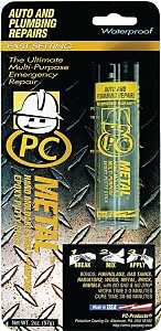 Protective Coating PC-METAL 025550 Epoxy Putty, Gray, Solid, 2 oz, Cylinder