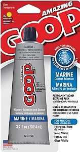 Amazing Goop 170012 Marine Adhesive, Liquid, Clear, 3.7 oz Tube