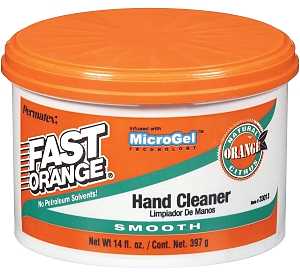 Fast Orange 33013 Hand Cleaner, Paste, White, Orange, 14 oz, Tub