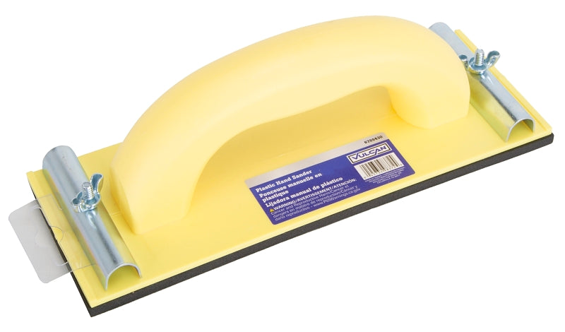 Vulcan 150133L Hand Sander with Clamp, 9-1/2 in L x 3-1/2 in W Pad/Dis ...