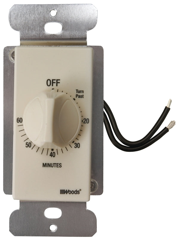 Woods 59718 Countdown Timer, 20 A, 125 V, 2500 W, 60 min Time Setting ...