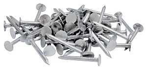 ProFIT 0069038 Hand Drive Roofing Nail, 3/4 in L, Flat Head, 11 ga Gauge, Steel