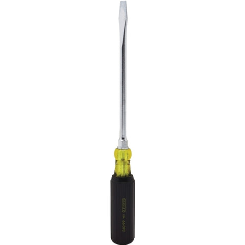 STANLEY 66-092 Screwdriver, 3/8 in Drive, Slotted Drive, 13-5/8 in OAL, 8 in L Shank, Vinyl Grip Handle