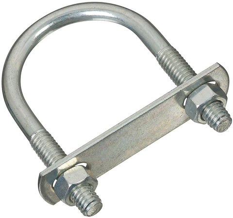 National Hardware N222-141 U-Bolt, 5/16-18 Thread, 1-3/8 in L Thread, Steel, Zinc, Pack of 5