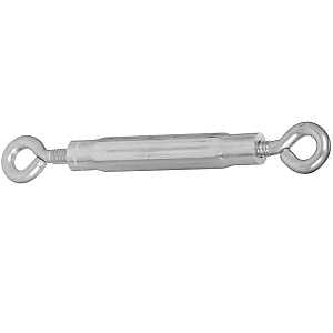 National Hardware 2170BC Series N221-739 Turnbuckle, 55 lb Working Load, #12-24 Thread, Eye, Eye, 6-1/2 in L Take-Up, Pack of 10