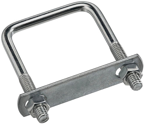 National Hardware N222-356 U-Bolt, 5/16-18 Thread, 1-1/2 in L Thread, Steel, Zinc, Pack of 5