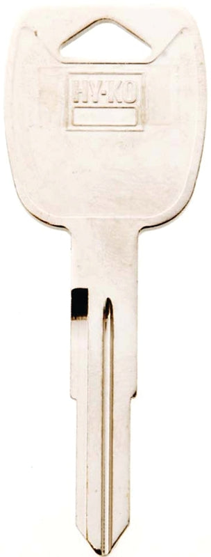 Hy-Ko 11010B101 Key Blank, Brass, Nickel, B101 Key Number, Pack of 10