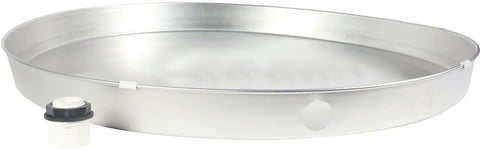 Camco USA 20860 Recyclable Drain Pan, Aluminum, For: Gas or Electric Water Heaters, 30 in ID x 2-1/4 in D