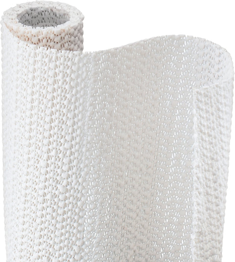 Con-Tact 05F-C6B52-06 Shelf and Drawer Liner, 5 ft L, 12 in W, Foam/PVC, Bright White