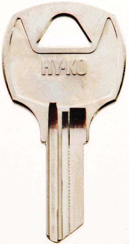 Hy-Ko 11010RO7 Key Blank, Brass, Nickel, For: National Cabinet Locks, Pack of 10