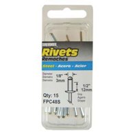 Surebonder FPC48S Blind Rivet, Long, 1/2 in L, Steel – Shell Lumber and ...
