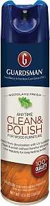 Guardsman 460100 Furniture Polish, 12.5 oz, Can, Woodland Fresh