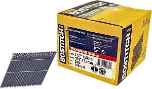 Bostitch S16D131-FH Framing Nail, Wire Weld Collation, 3-1/2 in L, 11 Gauge, Steel, Full Round Head, Smooth Shank