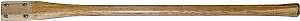 Link Handles 65220 Ditch Bank Blade Handle, 40 in L, American Hickory Wood, Clear Lacquer, For: 4-Hole Blades
