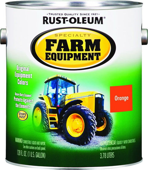 Stops Rust 7458402 Farm Equipment Paint, Allis Chalmers Orange, 1 gal, Can, Pack of 2