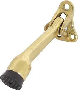 Schlage SP455A3 Door Holder, 4 in H, Aluminum, Brass