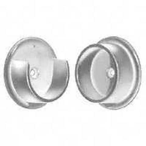 Schlage SP586P Closet Pole Socket, Plastic, White, Pack of 20