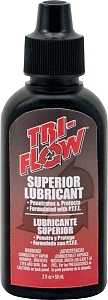 Tri-Flow TF21010 Lubricant, Mineral Oil Base, Brown, 2 oz Bottle, Liquid