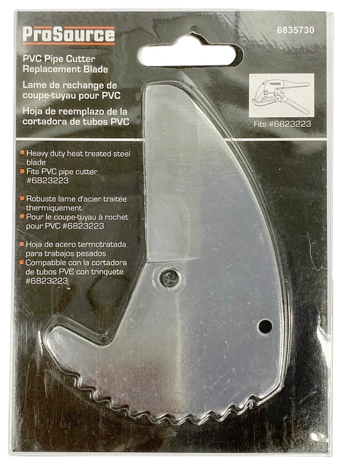 ProSource PE-42-S-B-3L Cutter Blade, 2.5 mm Thick, Steel, Nickel Plated