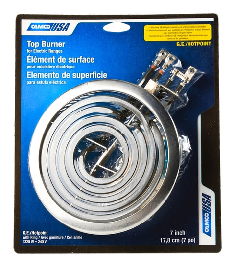 Camco USA 00183 Top Burner, 240 V, 1325 W