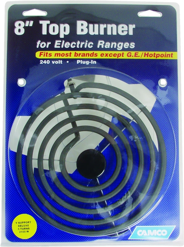 Camco USA 00253 Universal Deluxe Top Burner, 240 V, 2100 W, Plug ...