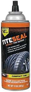 Titeseal M1114/6 Instant Tire Repair Sealant, Seals Tire Up to: 3/16 in, 12 oz Aerosol Can, Liquid, Ammonia, Pack of 6