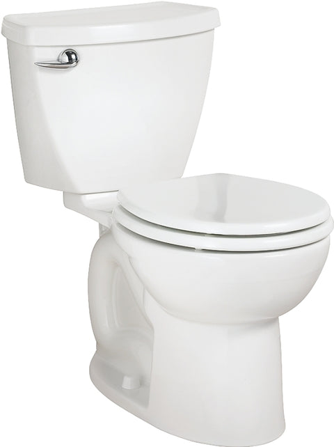 American Standard Cadet 3 Series 2880.128ST.020 Flush Toilet, Round Bowl, 1.28 gpf Flush, 12 in Rough-In, 15 in H Rim