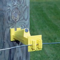 Zareba IW5XNY-Z Nail-On Extender Insulator, 9 to 22 AWG Fence Wire, Aluminum/Polywire/Polyrope/Steel, Polyethylene